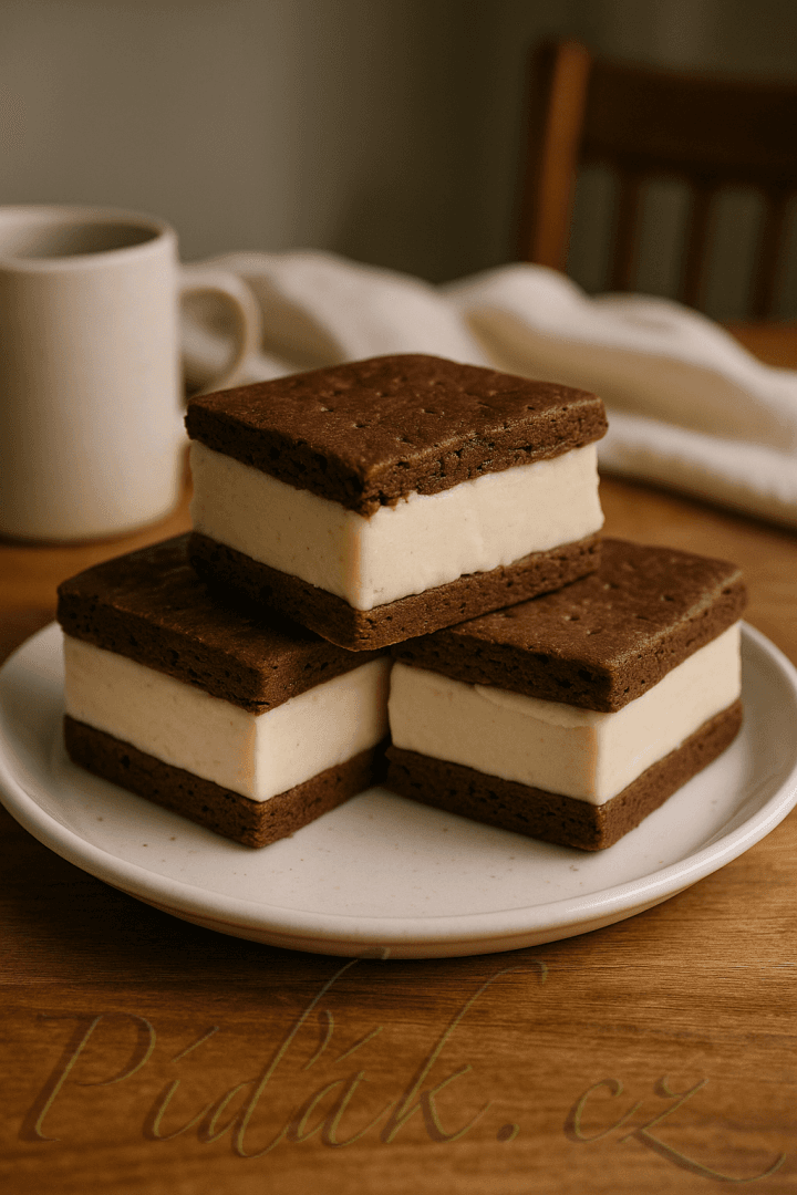 1. obrázek 🍪 Sendvičové sušenky s vanilkovou náplní (bez lepku, mléka, vajec i cukru)