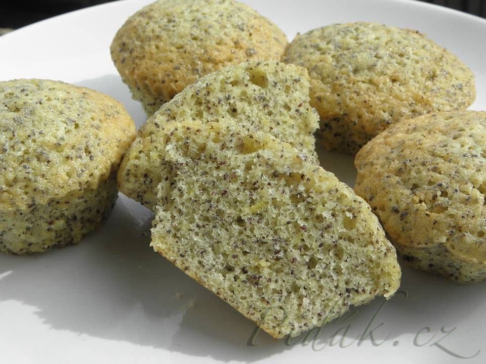 1. obrázek Citrónovo makové madlenky