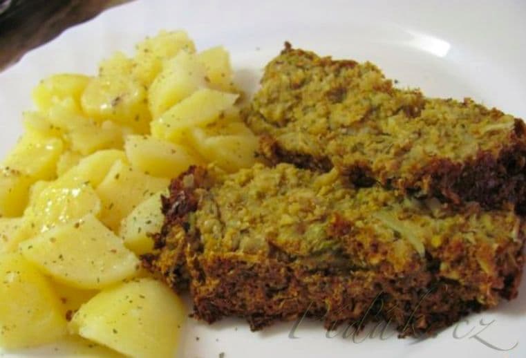 1. obrázek Sekaná ze soji, seitanu a kapusty - vegan