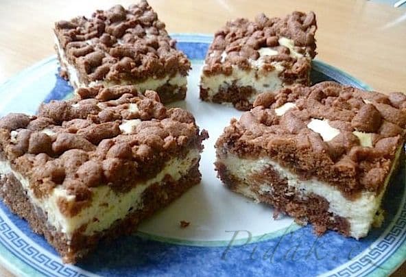 1. obrázek Strouhaný koláč s kokosovým tvarohem