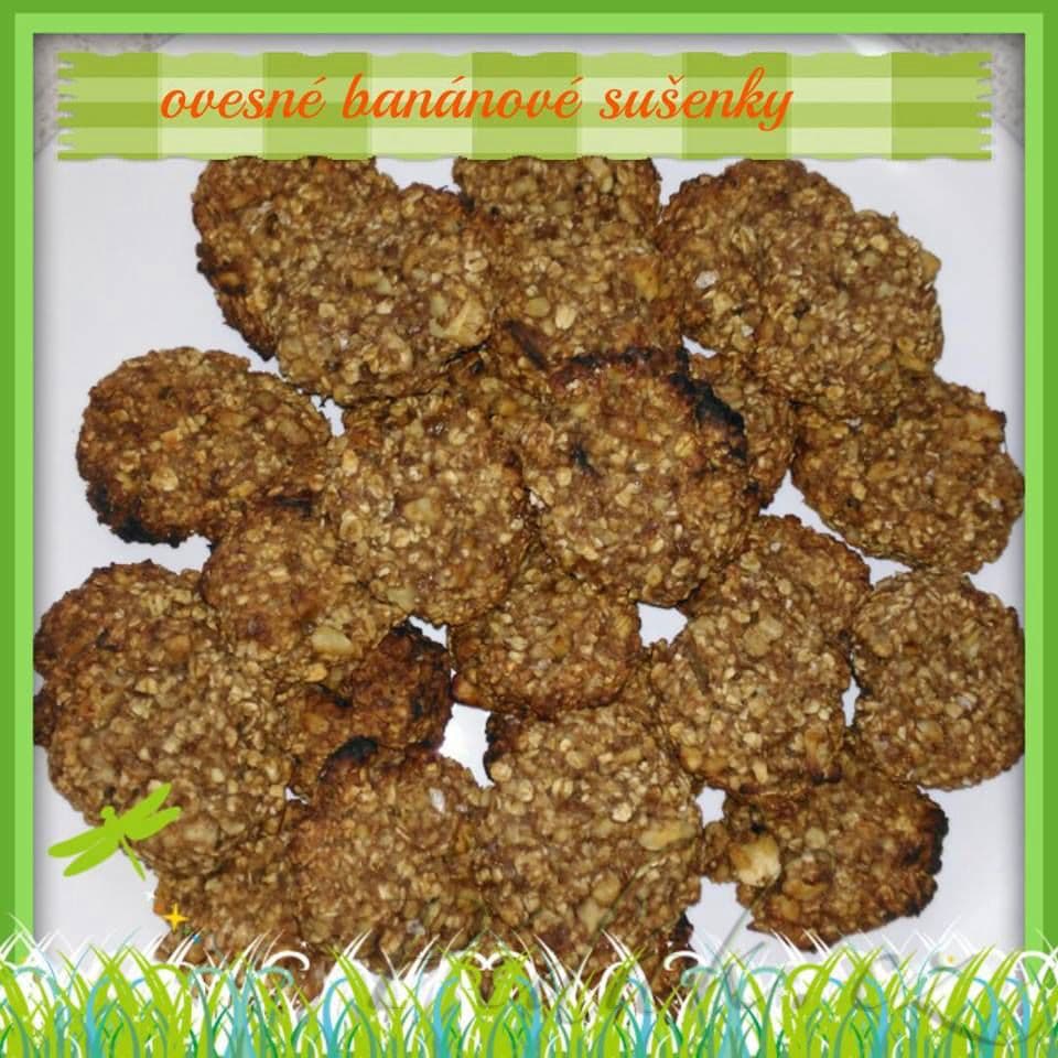1. obrázek Ovesné banánové sušenky