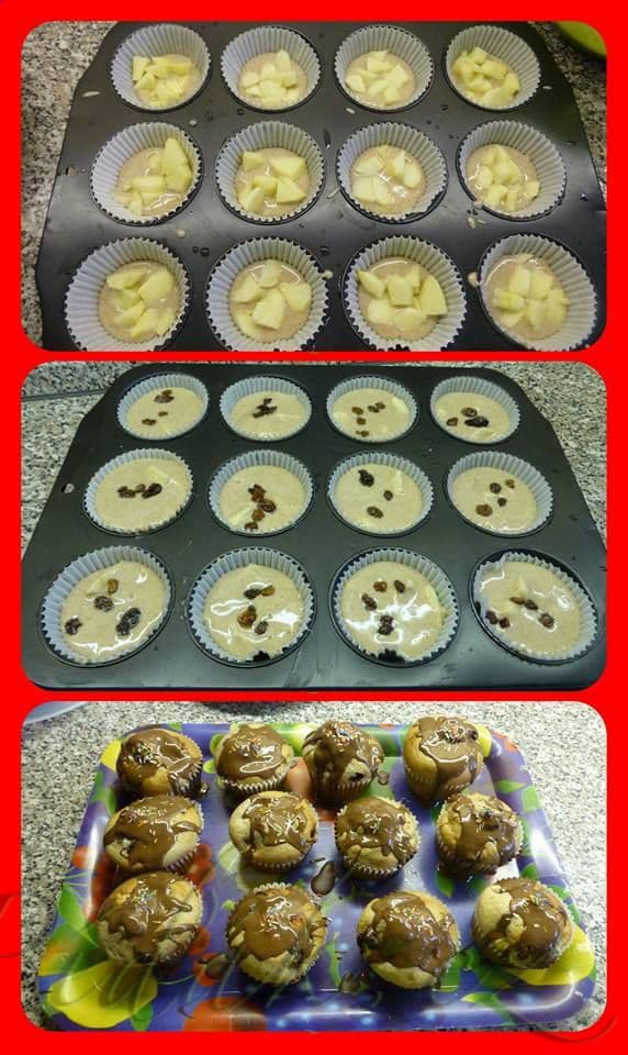 1. obrázek Skořicovo jablečné mafiny