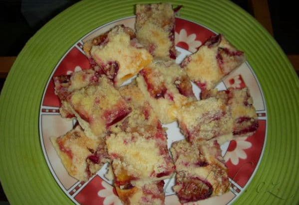 1. obrázek Dvacetiminutový švestkový koláč