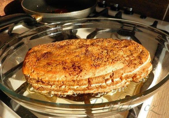 1. obrázek "Sekaná" z údeného tofu