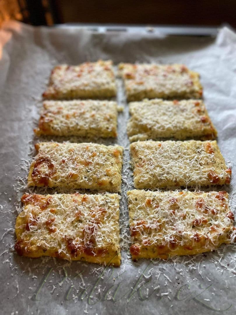 1. obrázek Květáková placka - keto - nízkosacharidová