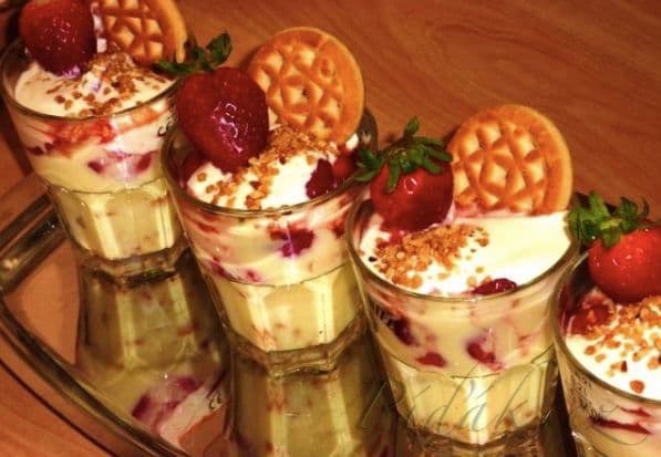 1. obrázek Jahodový pohár podle Sylvie