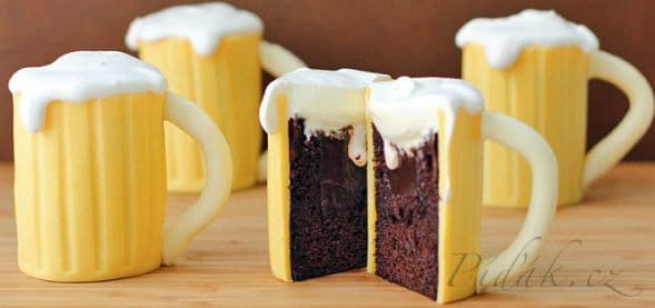 1. obrázek Korbel piva Cupcakes s Baileys náplní - návod