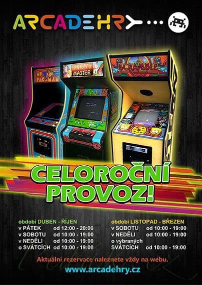 1. obrázek Arcadehry - Červený Újezd