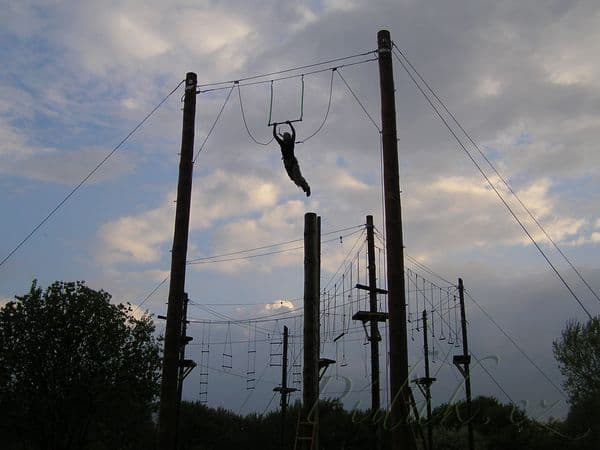 1. obrázek Lanové centrum Proud- Olomouc