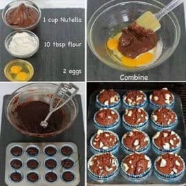 Obrázek Nutellové brownies jen ze 3 přísad