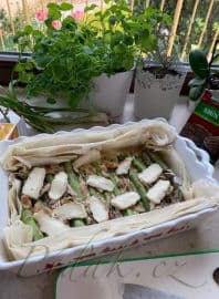 3. obrázek Slaný koláč z filo těsta s kuřecím masem 