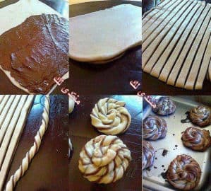 Obrázek Propletené nutelové bochánky