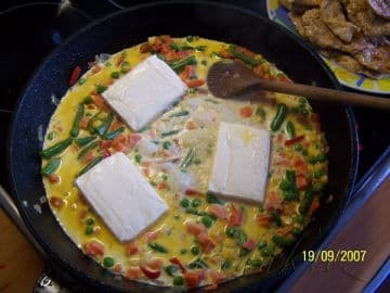 6. obrázek Gratinované kuřecí plátky se smetanosýrovou zeleninou