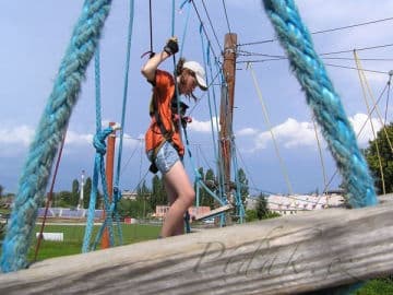 4. obrázek Lanové centrum Proud- Olomouc