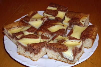 Obrázek Jablková buchta s tvarohem