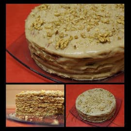 Obrázek Plackový dort alias medovník