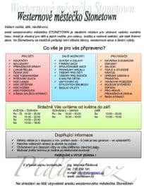 2. obrázek  Stonetown - westernové městečko - Vysočina