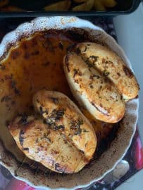 Obrázek Pečená kuřecí prsa s citronovou šťávou a medem