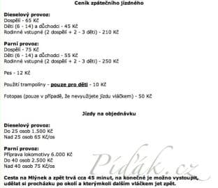 13. obrázek Řepařská drážka Sendražice  - výlet parní nebo dieslovou mašinkou - Kolín