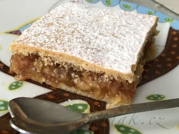 Obrázek Jablečný koláč a pudinkem