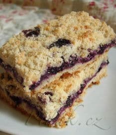 Obrázek Švestkový koláč s mákem a tvarohem