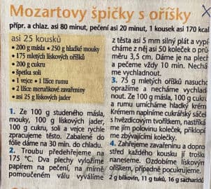 2. obrázek Mozartovy špičky s oříšky