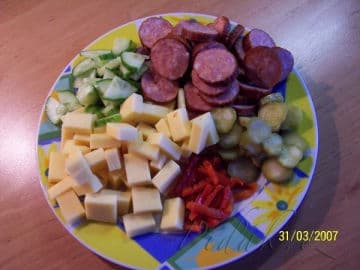 3. obrázek Tříbarevné jednohubky