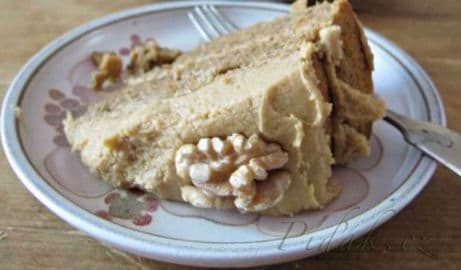 Obrázek Kávovo ořechový dort
