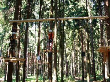 3. obrázek Lanový park- Veverák- Olomouc