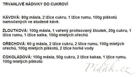 Obrázek Trvanlivé nádivky do vánočního cukroví - vynikající