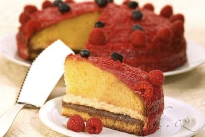 Obrázek Torta ai Lamponi - Malinový dort