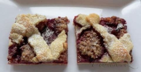 Obrázek Linecký švestkový koláč s ořechy