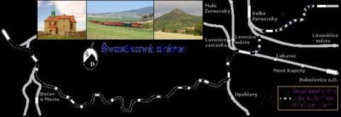 Obrázek Švestková dráha- Lovosice, Třebenice, Třebívlice a Most