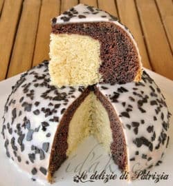 Obrázek Zuccotto glassato vaniglia cacao - Vanilko kakaová buchta