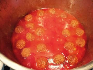 Obrázek Vegetarianská rajská omáčka s kuličkami by Romča