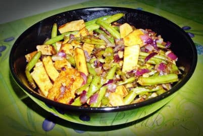 Obrázek Fazolky s uzeným tofu