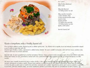 Obrázek Rizoto s tempehem a noky z Hrašky, kysané zelí podle Pedra